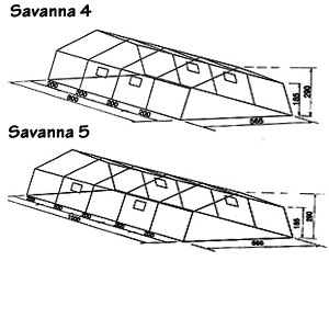 Bodendecke für Gerüstzelt Savanna 3