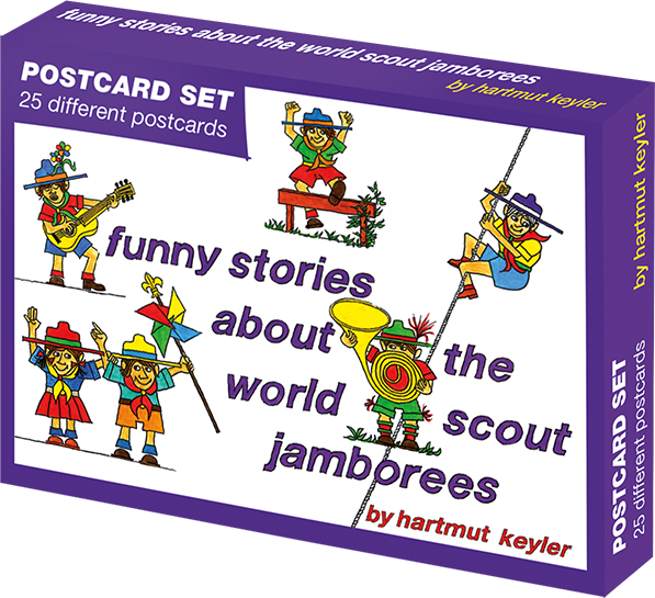 Postkartenset – 25 Postkarten Alle World Scout Jamborees