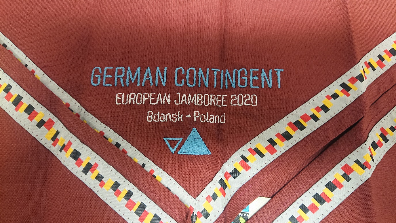 Halstuch German Contingent EuroJamboree 2020